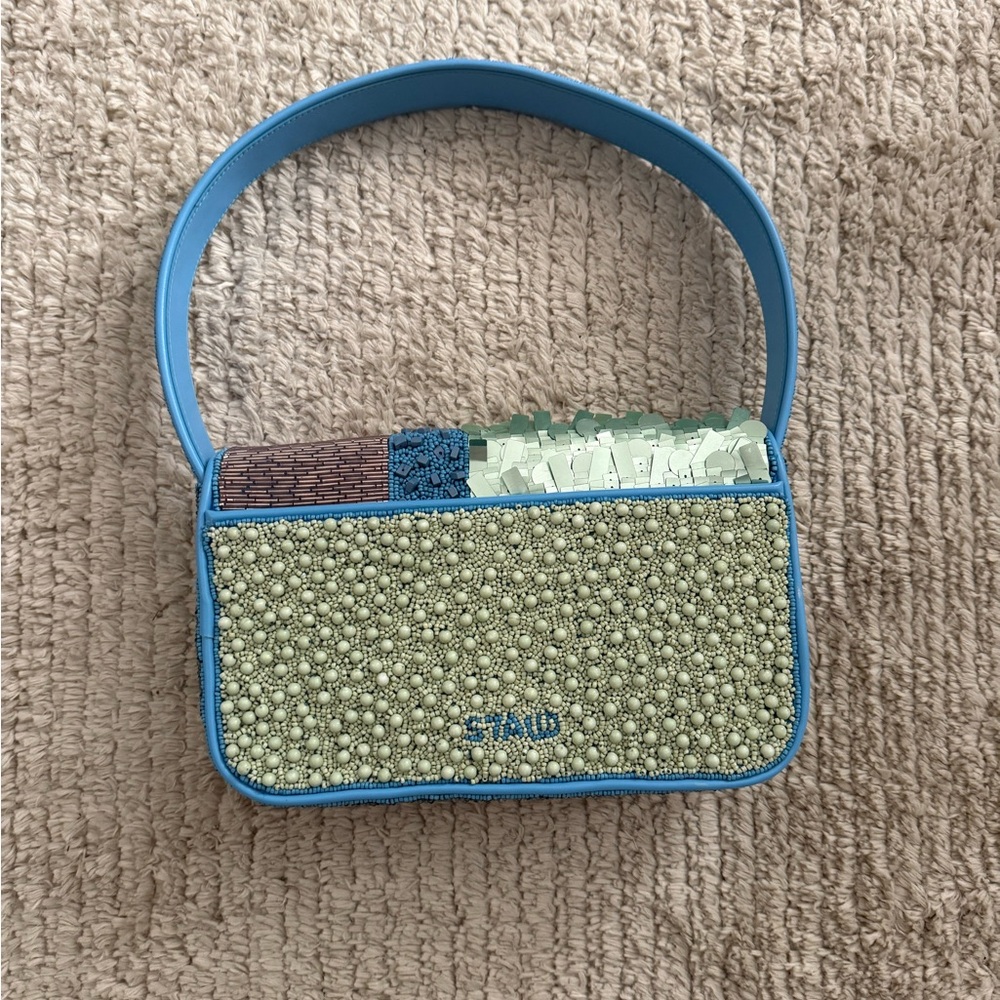 Staud Tommy Bag Multicolor Patchwork Shoulder Bag - image 3